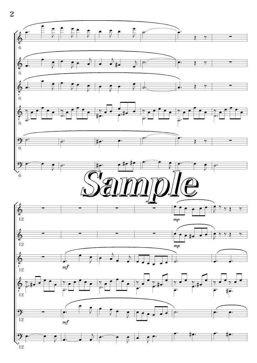 Sample Score